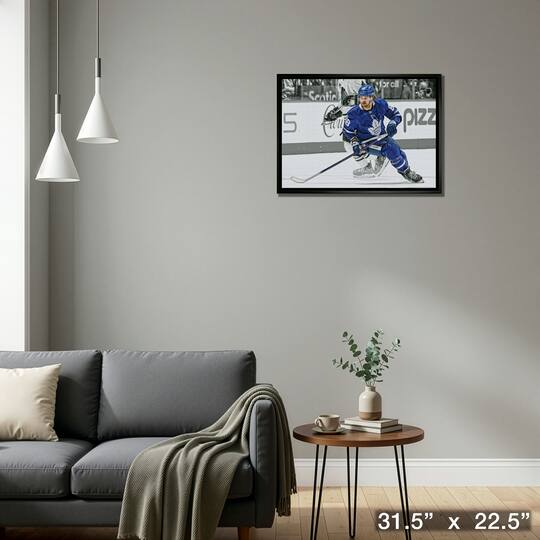 William Nylander Toronto Maple Leafs Framed 20" x 29" Spotlight Canvas 31.5" x 22.5"